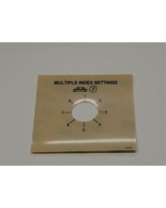 DoALL part 1319134 | Escutcheon data plate