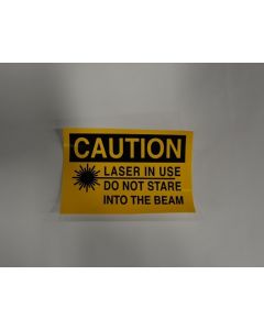 DoALL part 212884 | Caution laser warning label