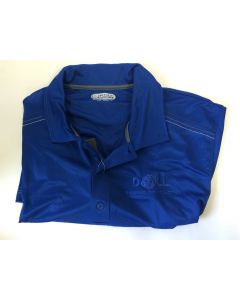 DoALL part W10027 - DoALL Small royal blue golf shirt