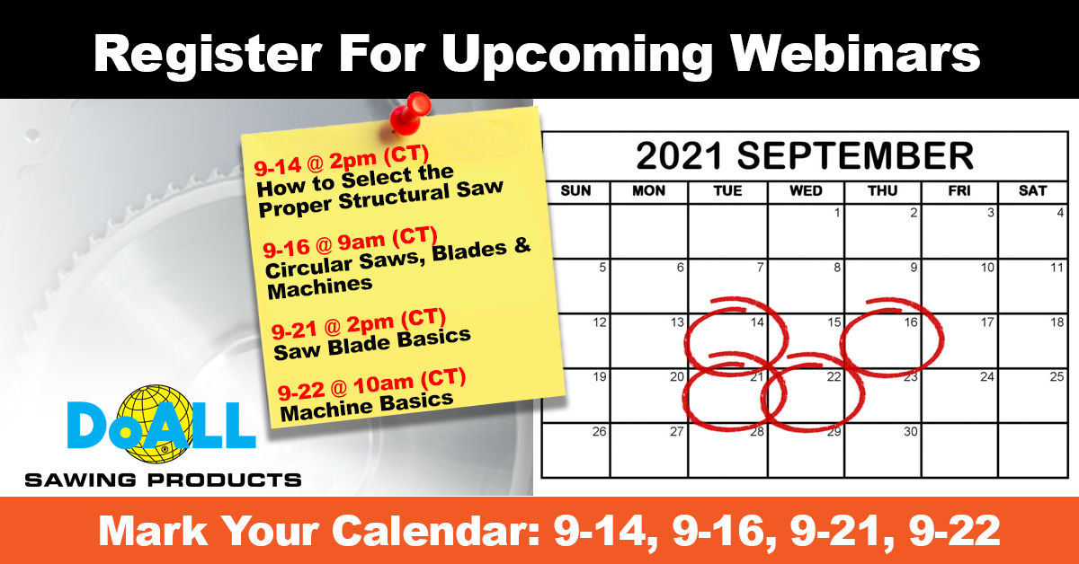 Don't Miss Out! Upcoming Webinars this September 2021