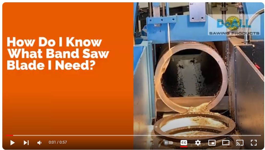 Do You Know What Size Band Saw Blade You Need?