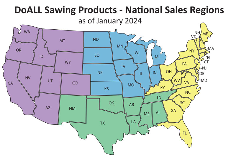 Sales Map 2024