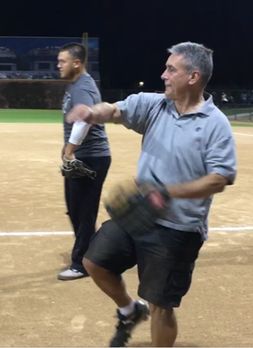 Dan Royer Playing Baseball 