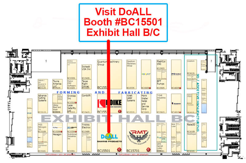 Map of Fabtech 2022